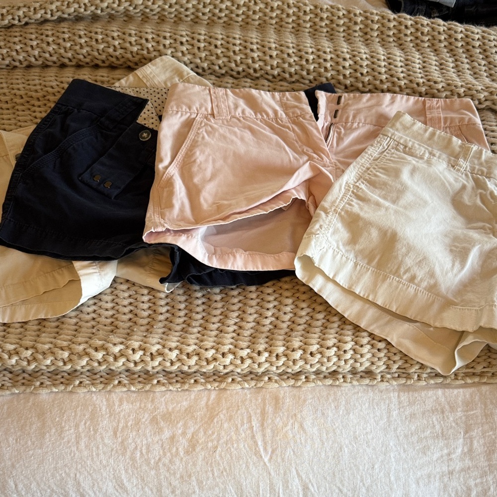 Stylish Women's Shorts - Pink, Black, and Cream